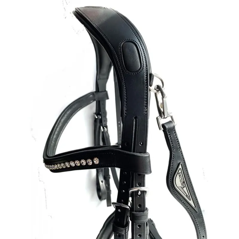 Equiline Crystal Weymouth Double Bridle -1